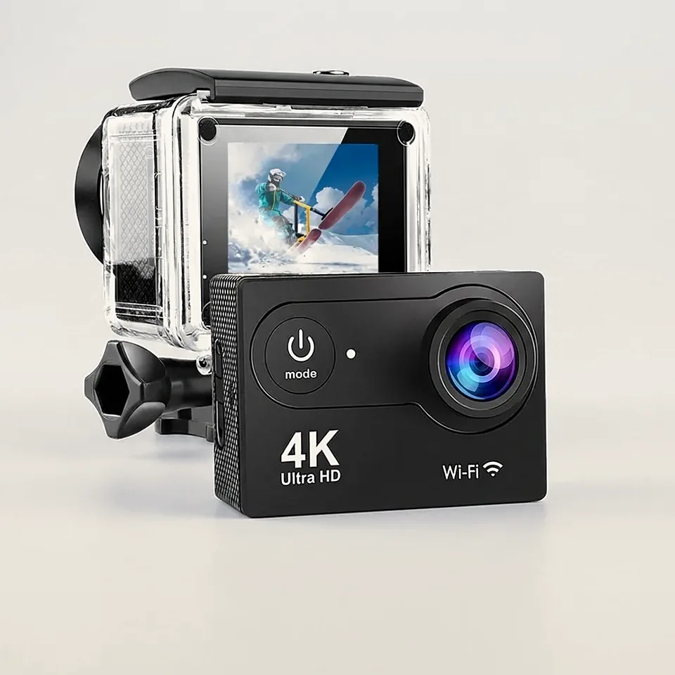 HD Action Cam with Waterproof Case